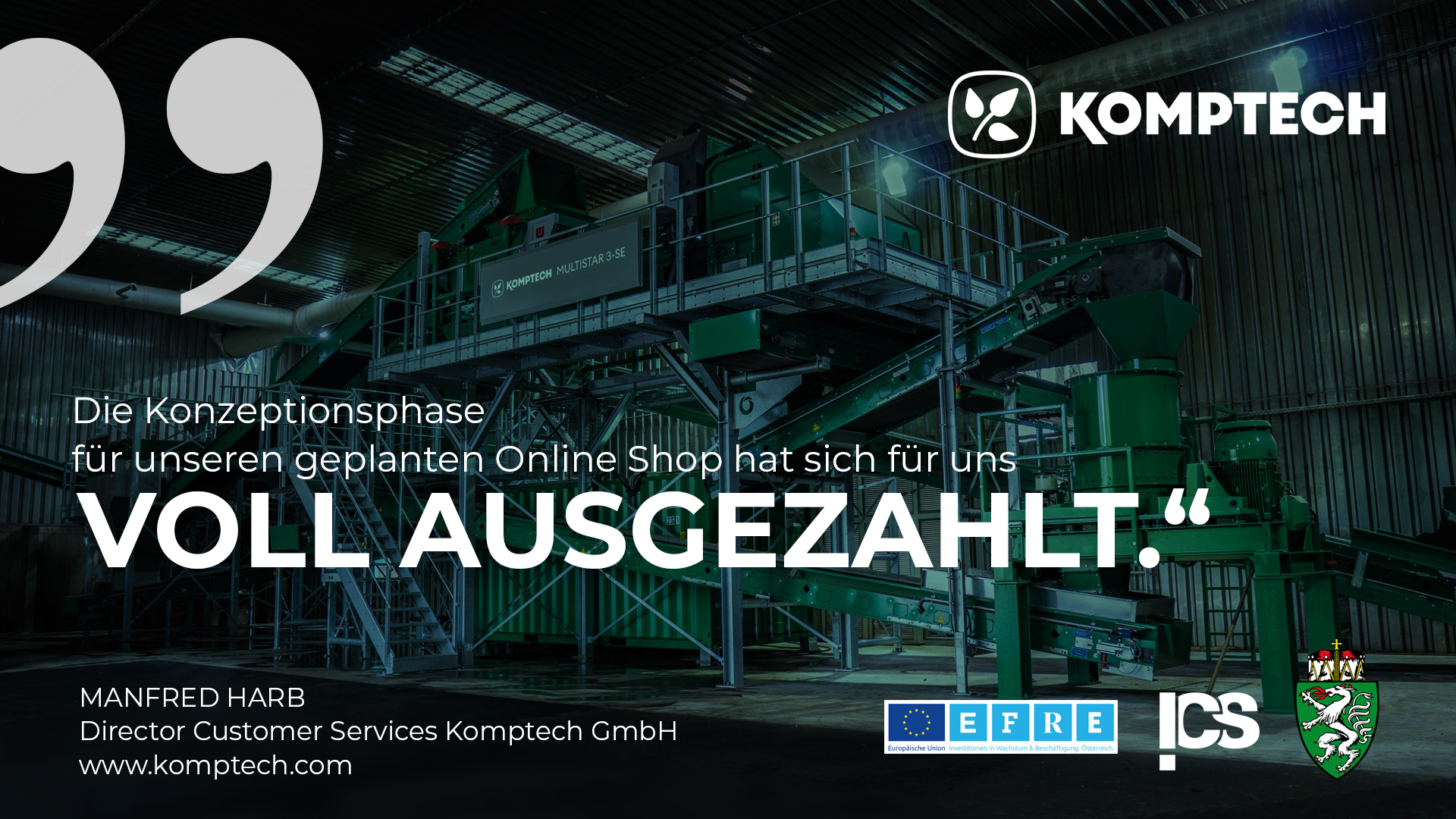 Werbeagentur Wien ideas4you Komptech