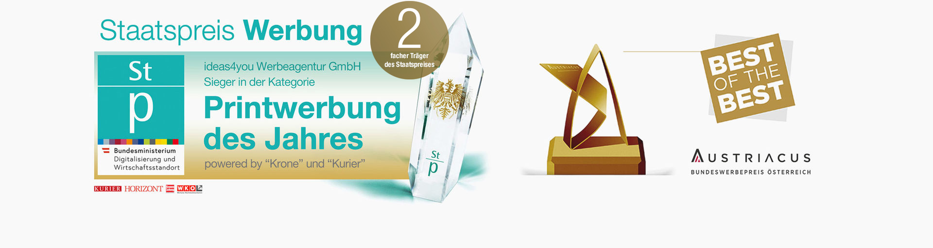 Werbeagentur Wien ideas4you Awards Werbeagentur Wien Burgenland ideas4you